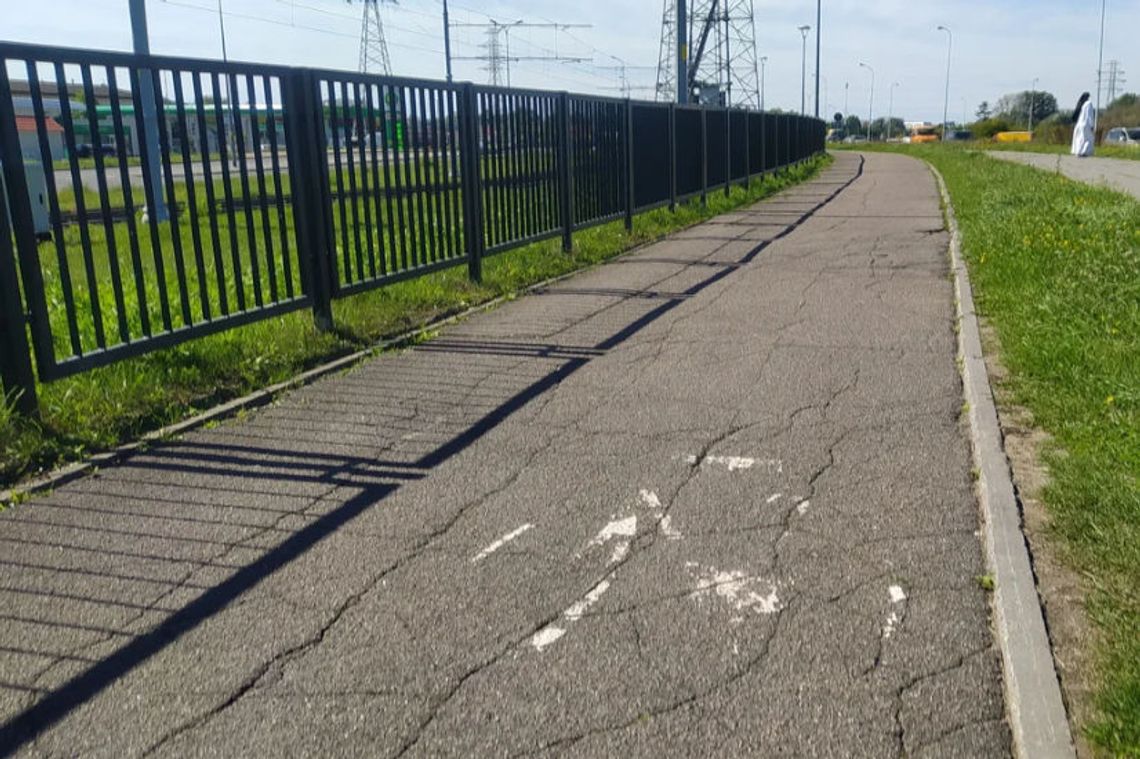 Wymiana nawierzchni drogi rowerowej na ul. Witosa w Gdańsku Chełmie