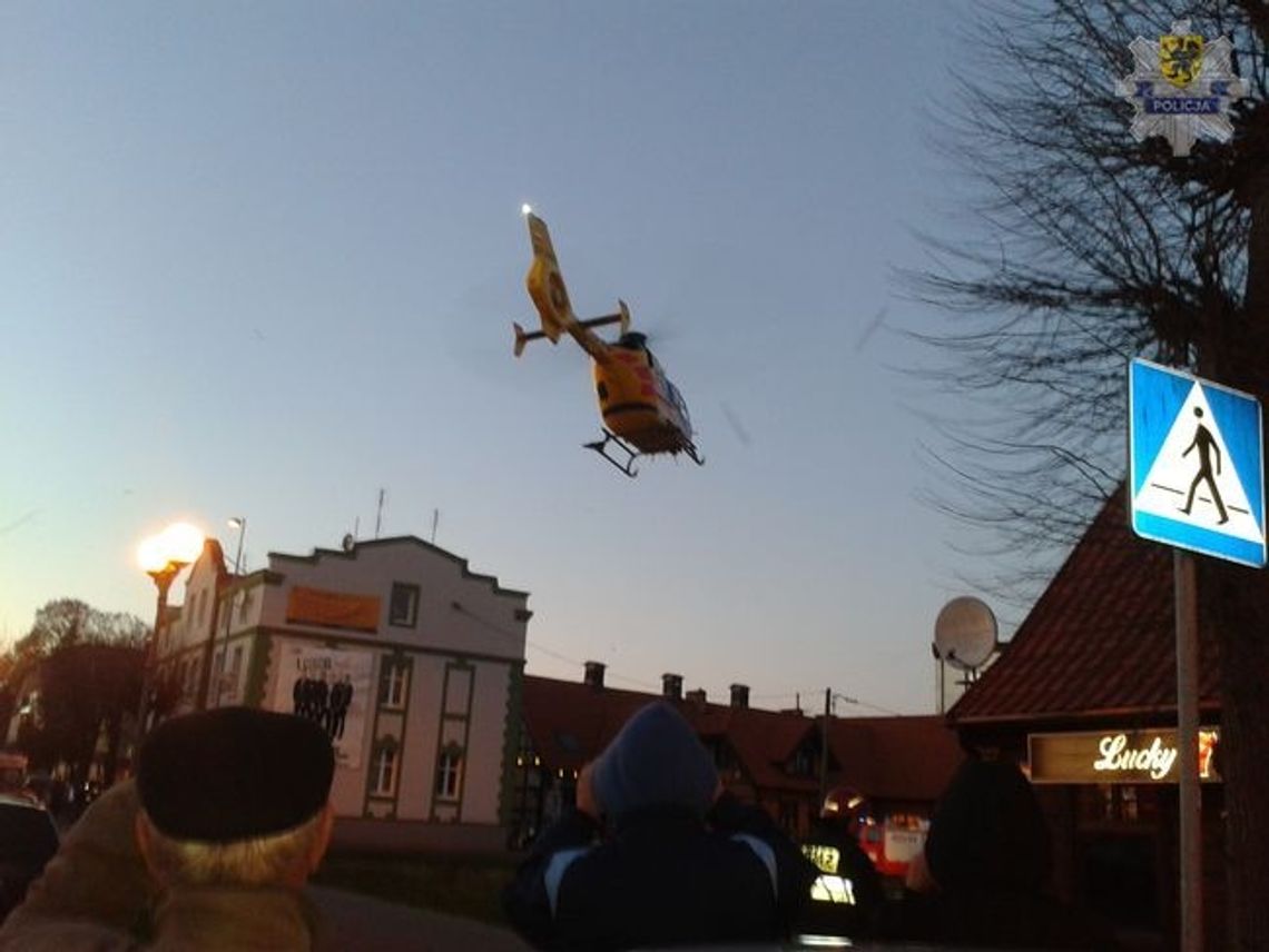 Wypadek dwóch rowerzystów w centrum miasta