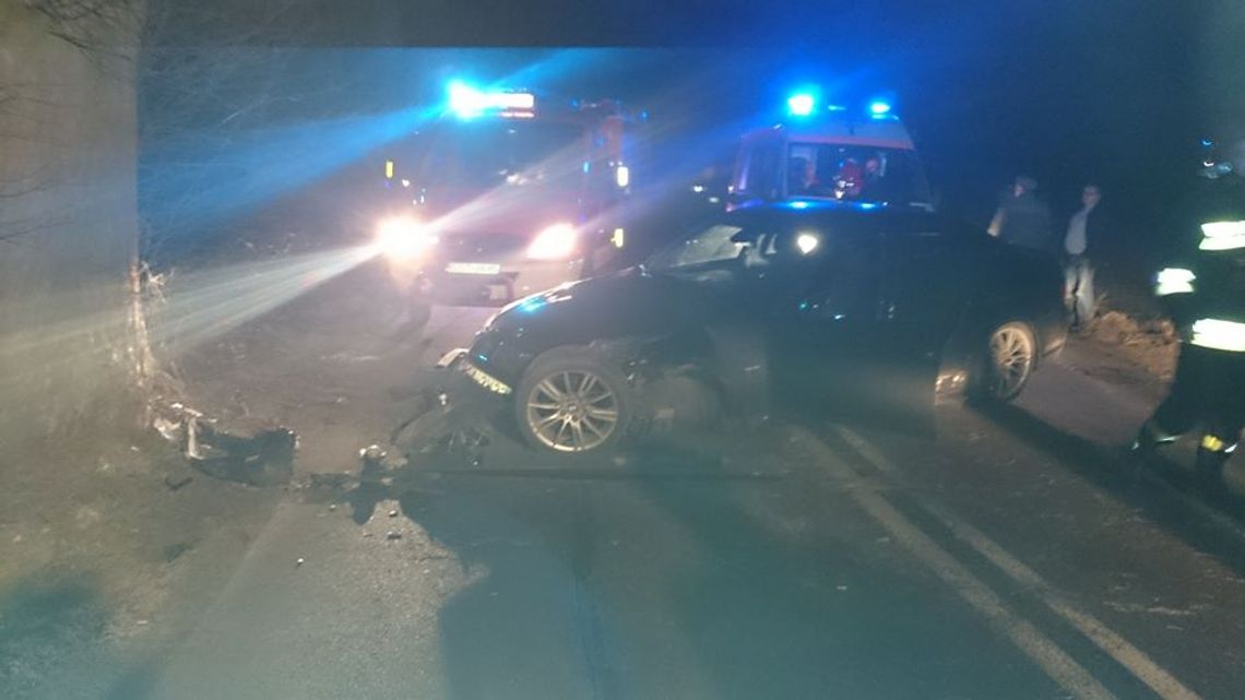 WYPADEK: Jedna osoba ranna w wypadku na drodze wojewódzkiej nr 222