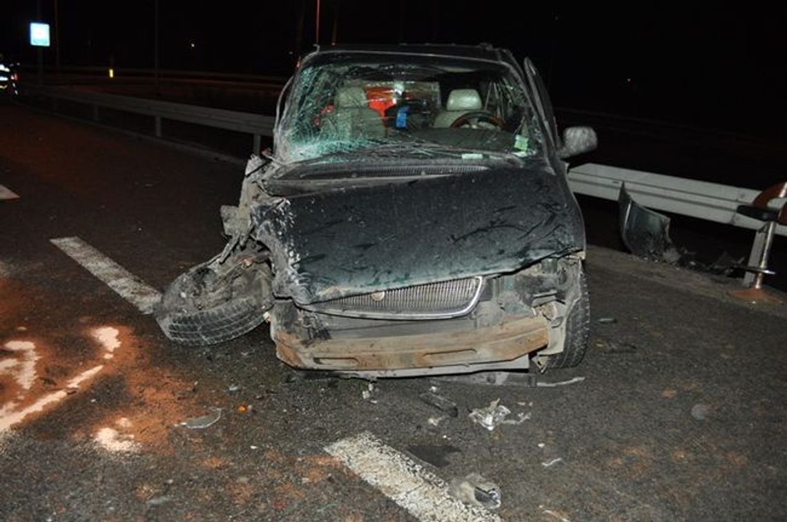 Wypadek na krajówce nr 7 w Kiezmarku. Ranny kierowca