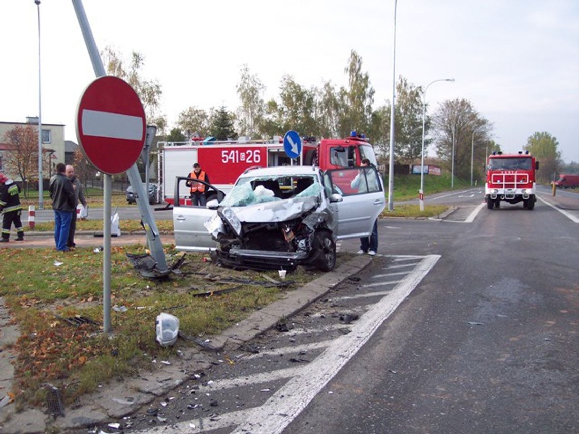 Wypadek na skrzyżowaniu Wypadek na skrzyżowaniu
