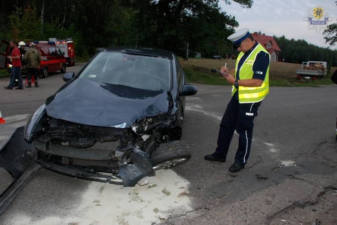 Wypadek na trasie Kościerzyna - Stara Kiszewa