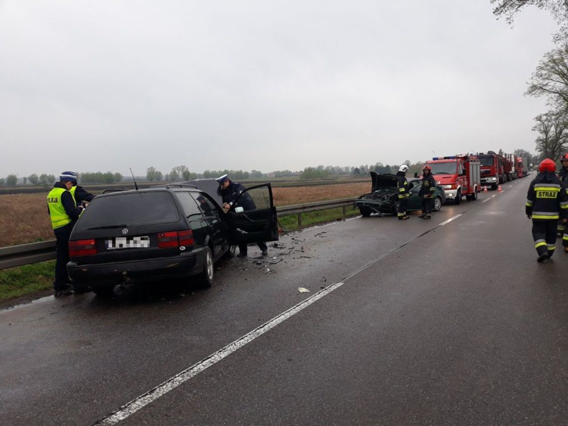 Wypadek na trasie Malbork - Elbląg
