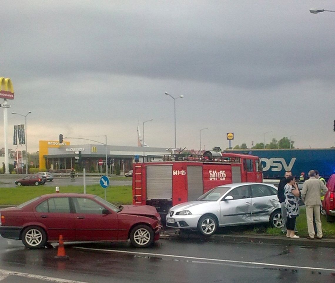 Wypadek na ważnym skrzyżowaniu 