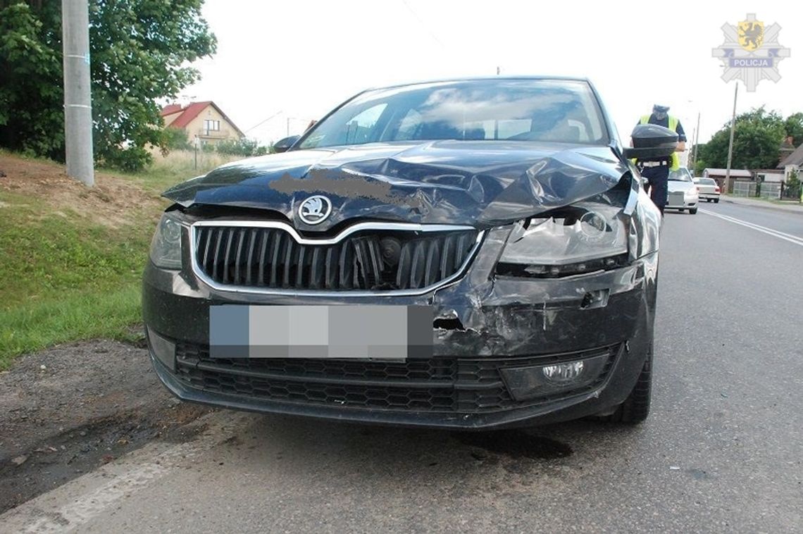 Wypadek w Kwidzynie.  31-latka z urazem kręgosłupa szyjnego została przewieziona do szpitala