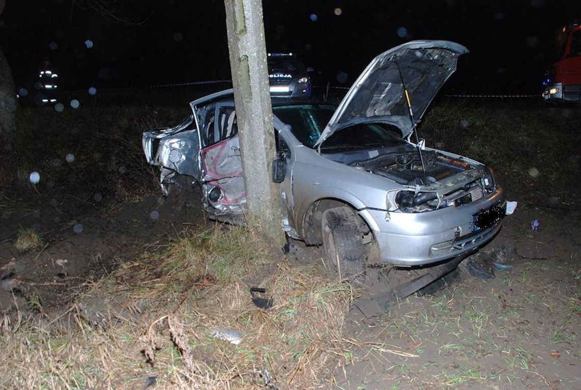 Wypadek w Trumiejkach – zginął 18-letni pasażer Wypadek w Trumiejkach – zginął 18-letni pasażer