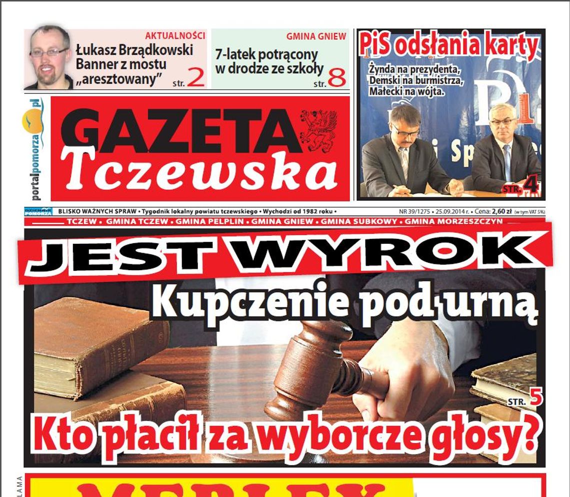 Wyrok sądu: Było kupczenie pod urną! Tylko w GT Wyrok sądu: Było kupczenie pod urną! Tylko w GT