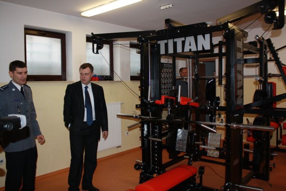 Wzbogacona przez urząd sopocki siłownia także dla policjantów