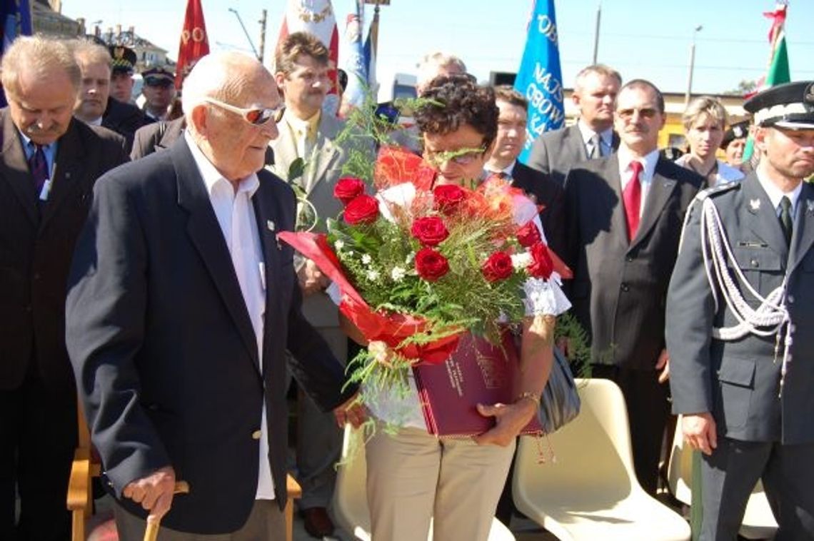 Wzruszony obrońca mostu w 1939 r.