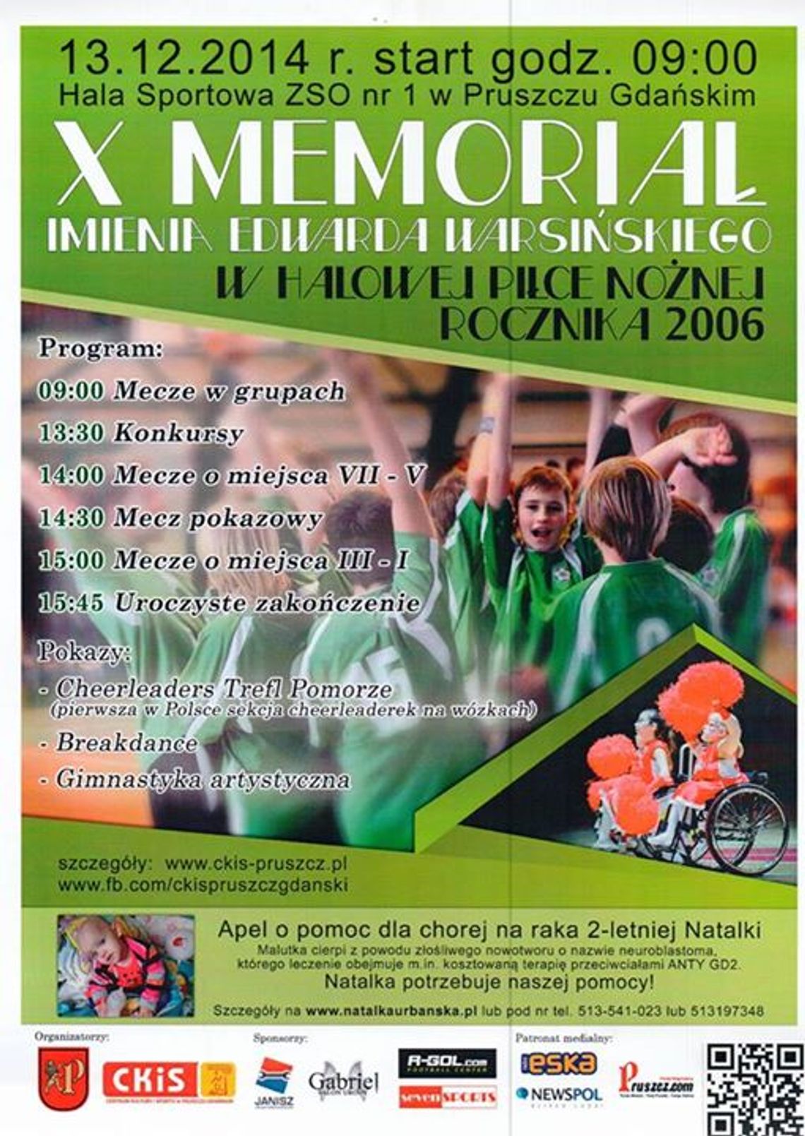 X Memoriał im. E.Warsińskiego w halowej piłce nożnej rocznika 2006 X Memoriał im. E.Warsińskiego w halowej piłce nożnej rocznika 2006