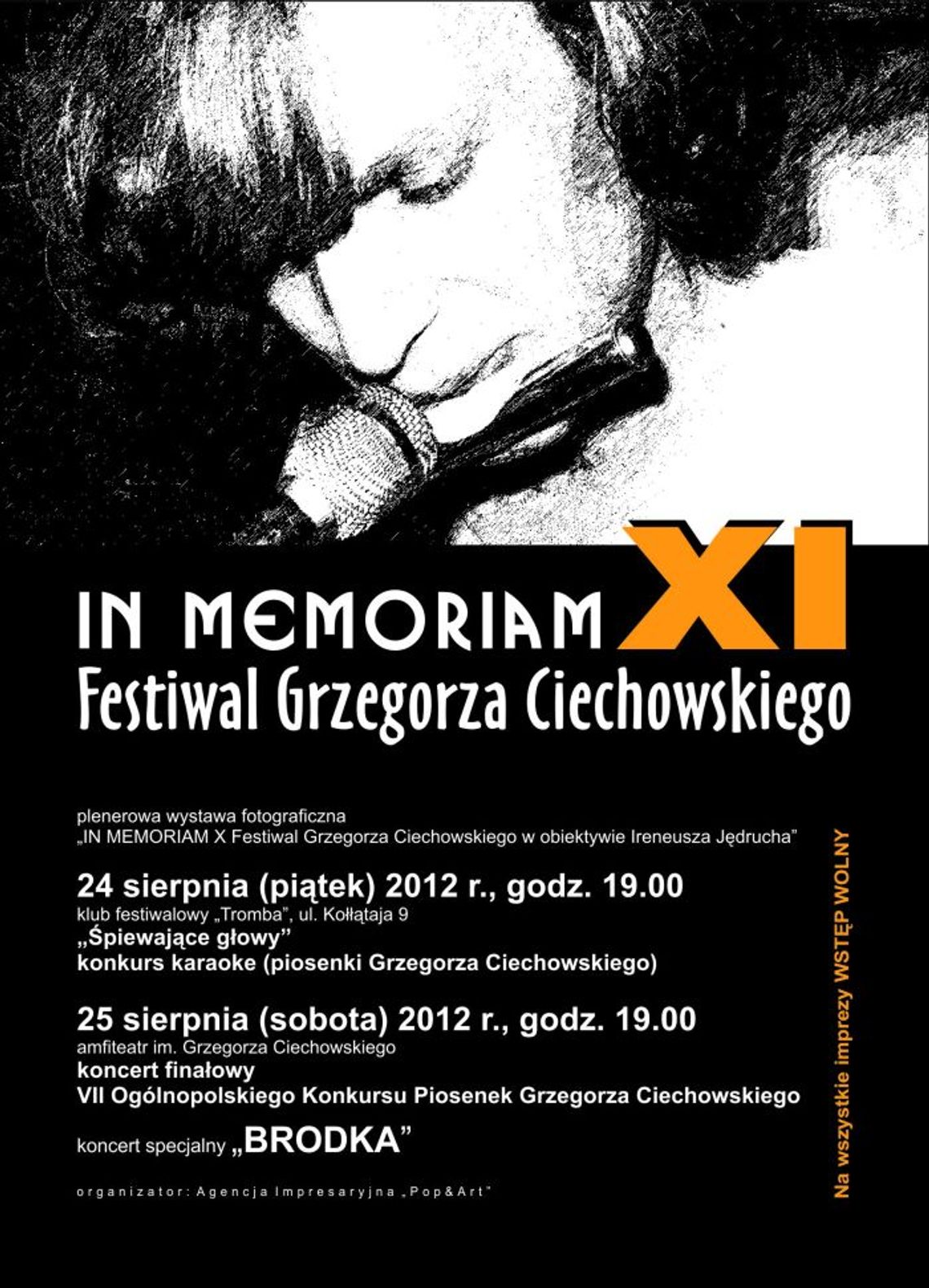 XI „In Memoriam” - Festiwal Grzegorza Ciechowskiego