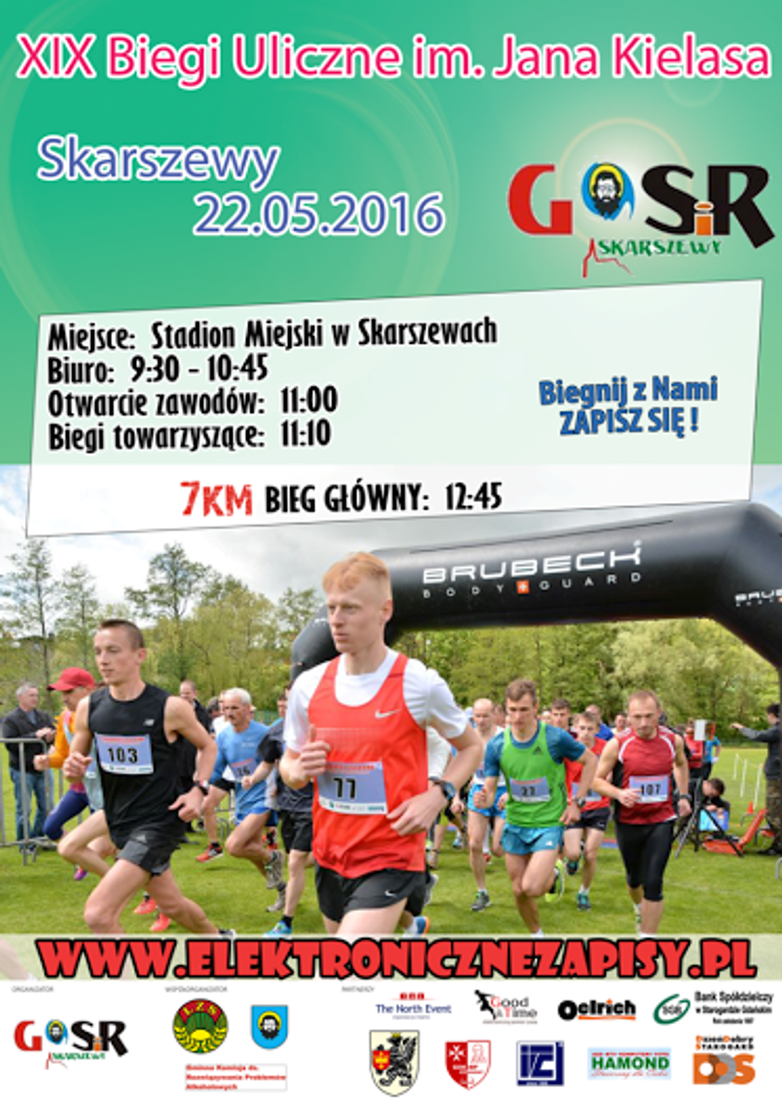 XIX Biegi Uliczne imienia Jana Kielasa w Skarszewach XIX Biegi Uliczne imienia Jana Kielasa w Skarszewach