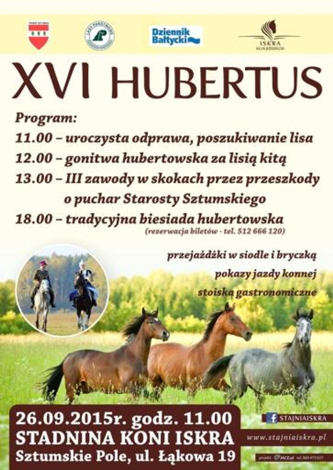 XVI Hubertus w Sztumskim Polu XVI Hubertus w Sztumskim Polu