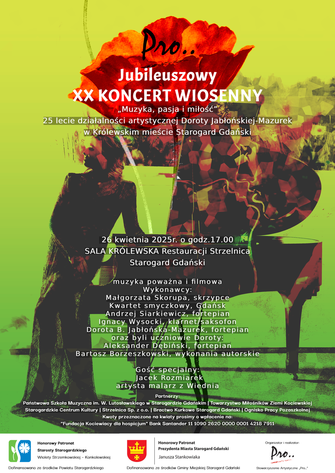 XX Koncert Wiosenny już 26 kwietnia! XX Koncert Wiosenny już 26 kwietnia!