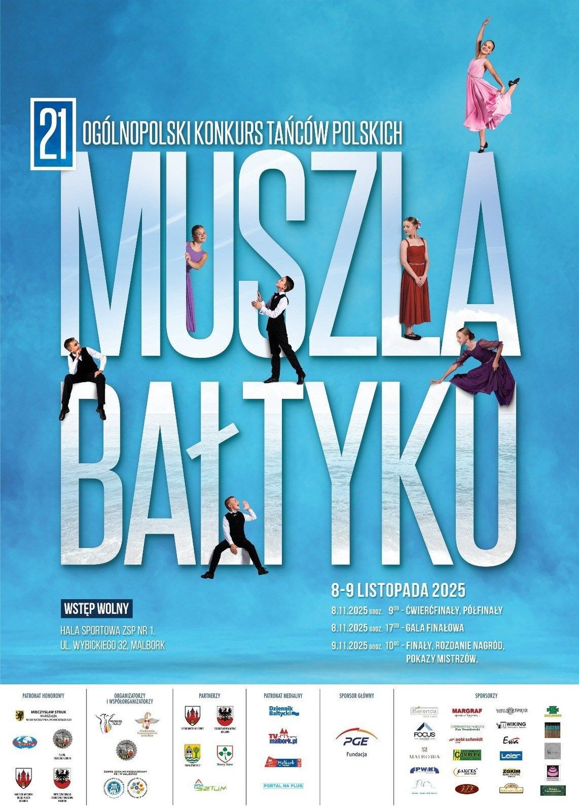 XXI Ogólnopolski Konkurs Tańców Polskich „O Muszlę Bałtyku” już w ten weekend w Malborku! XXI Ogólnopolski Konkurs Tańców Polskich „O Muszlę Bałtyku” już w ten weekend w Malborku!