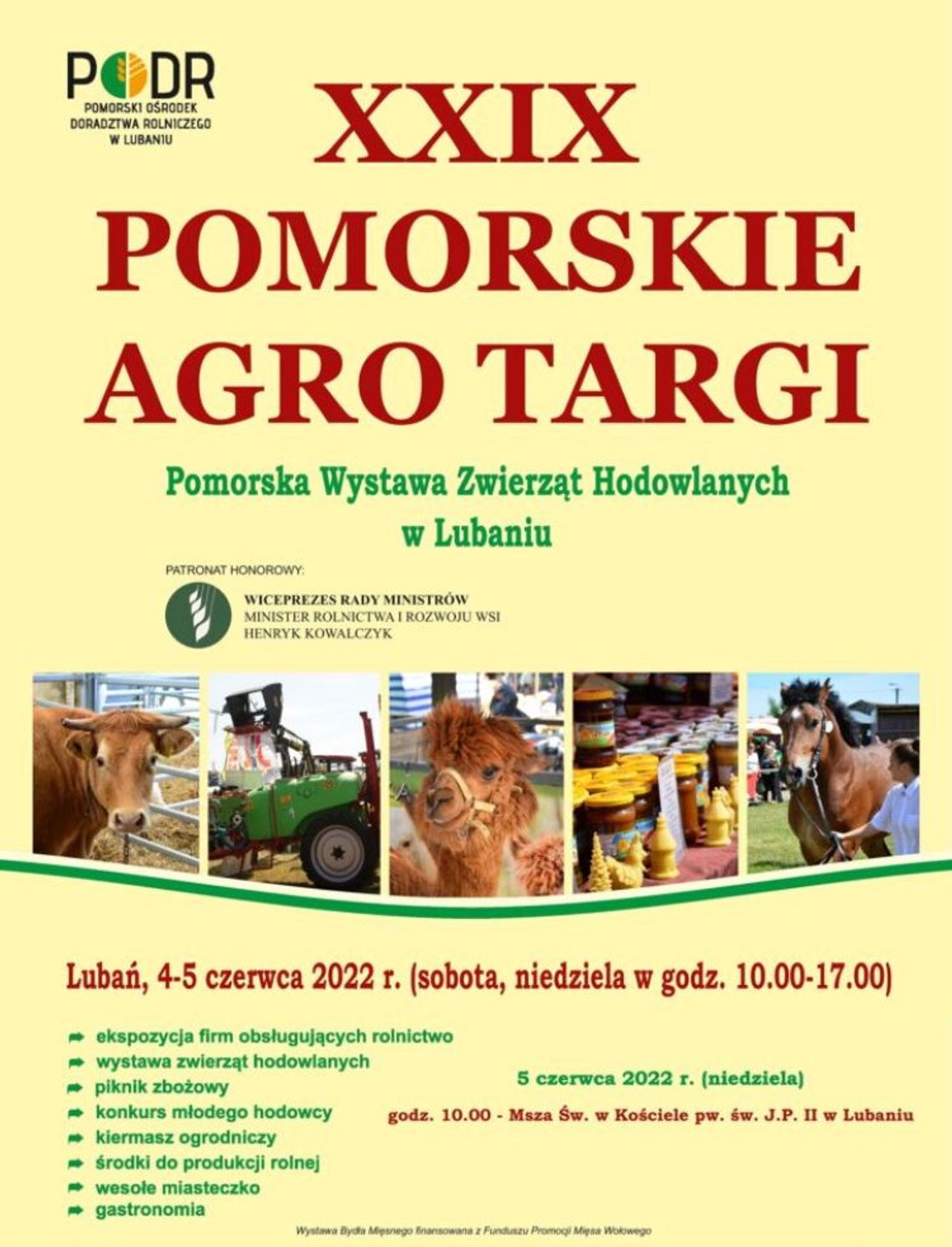 XXIX Pomorskie Agro Targi w Lubaniu już w najbliższy weekend