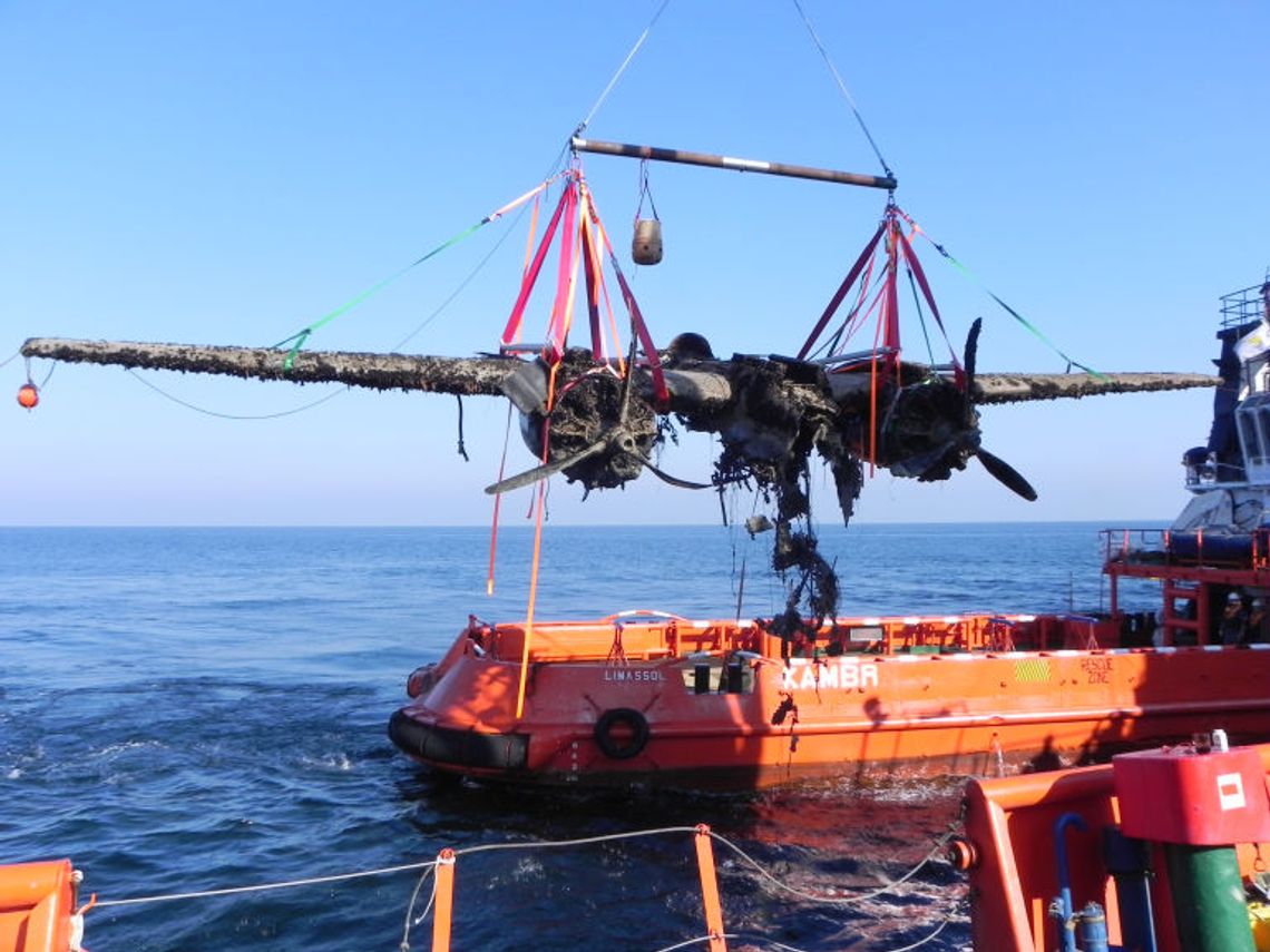 Z dna Bałtyku wydobyto wrak samolotu Douglas A-20