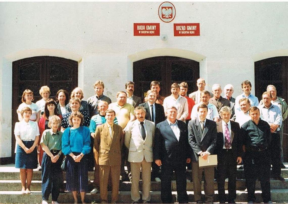 Z kart historii - 25. rocznica reaktywacji gminy Suchy Dąb