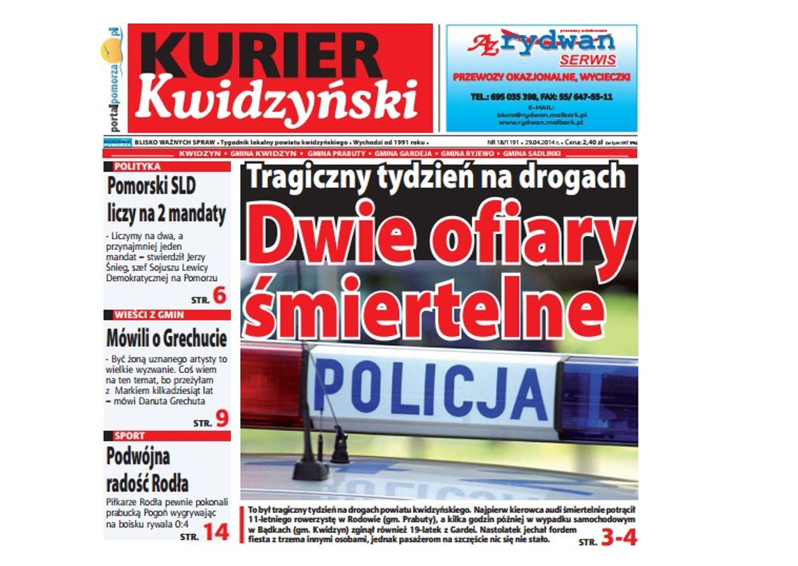 Zabierz Kurier Kwidzyński na majówkę