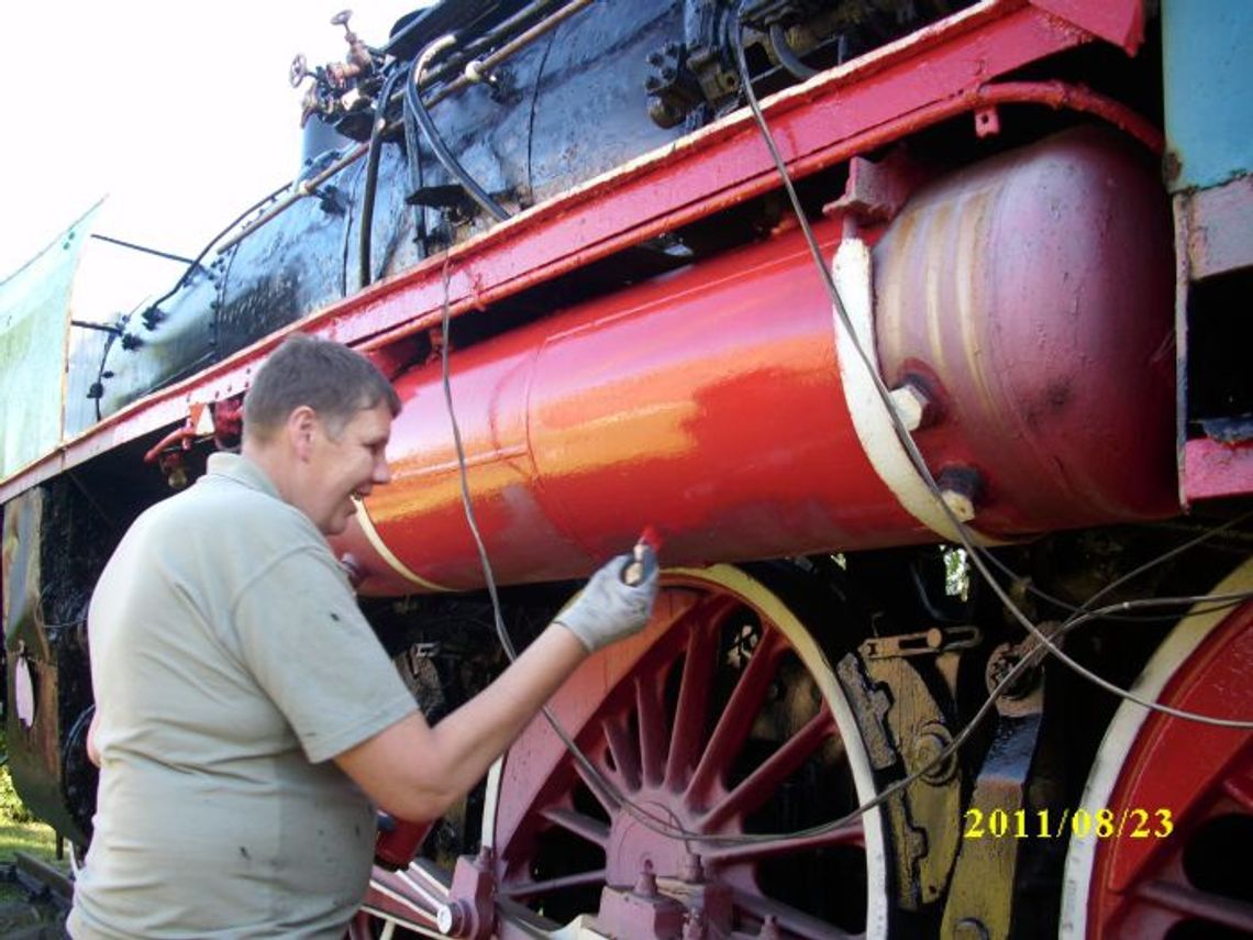 Zabytkowy parowóz jak nowy. Jeden z trzech takich egzemplarzy w Europie... Zabytkowy parowóz jak nowy. Jeden z trzech takich egzemplarzy w Europie...