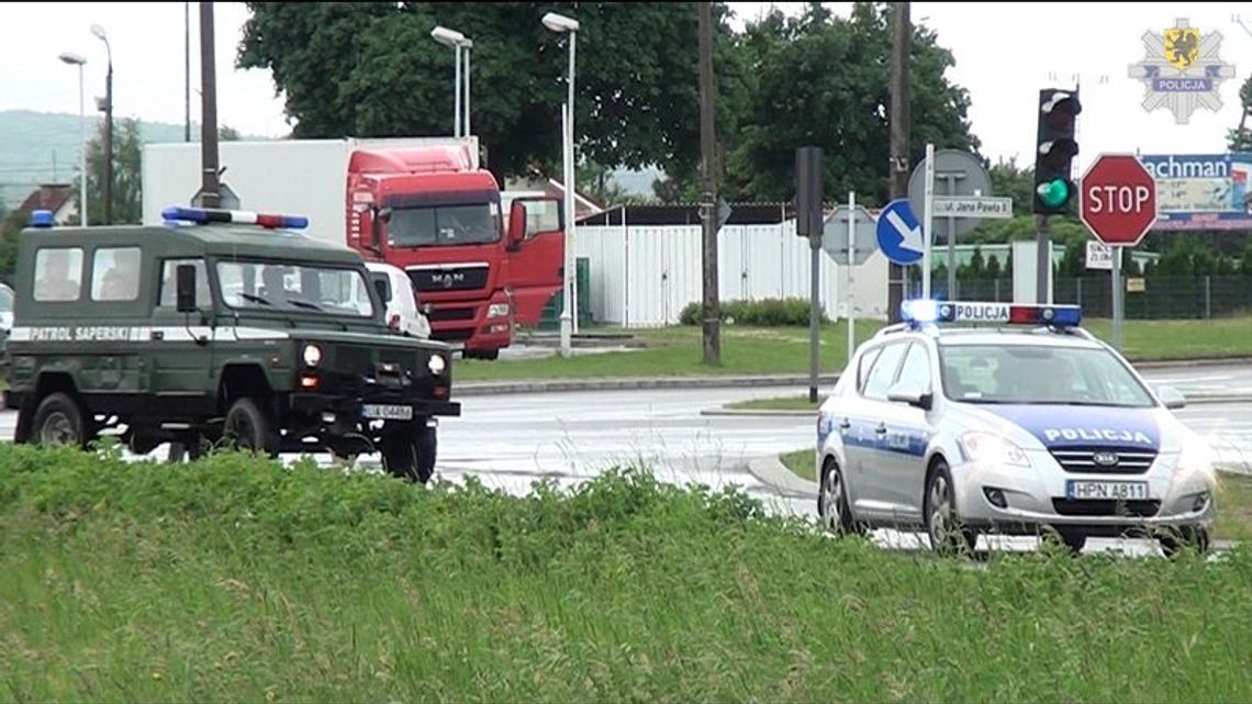 Zagrożenie wybuchu na cmentarzu żołnierzy sowieckich