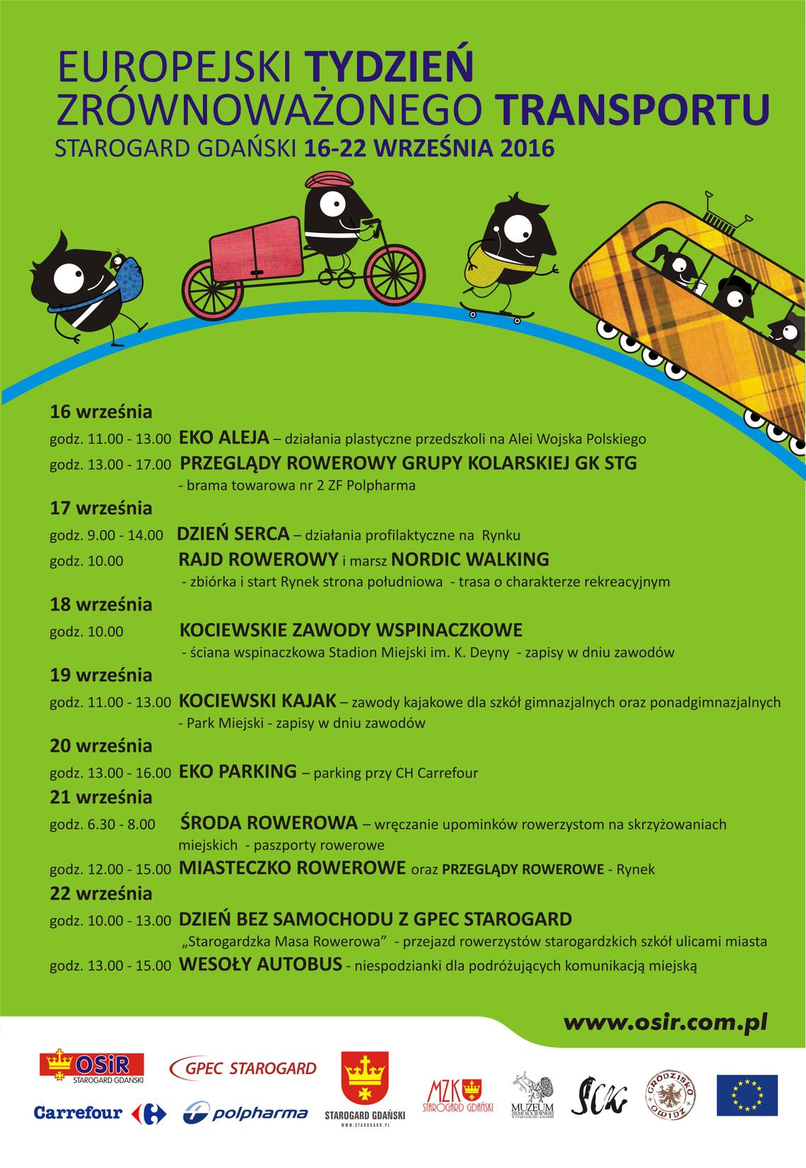 Zamiast auta rower. Przed nami Europejski Tydzień Mobilności Zamiast auta rower. Przed nami Europejski Tydzień Mobilności