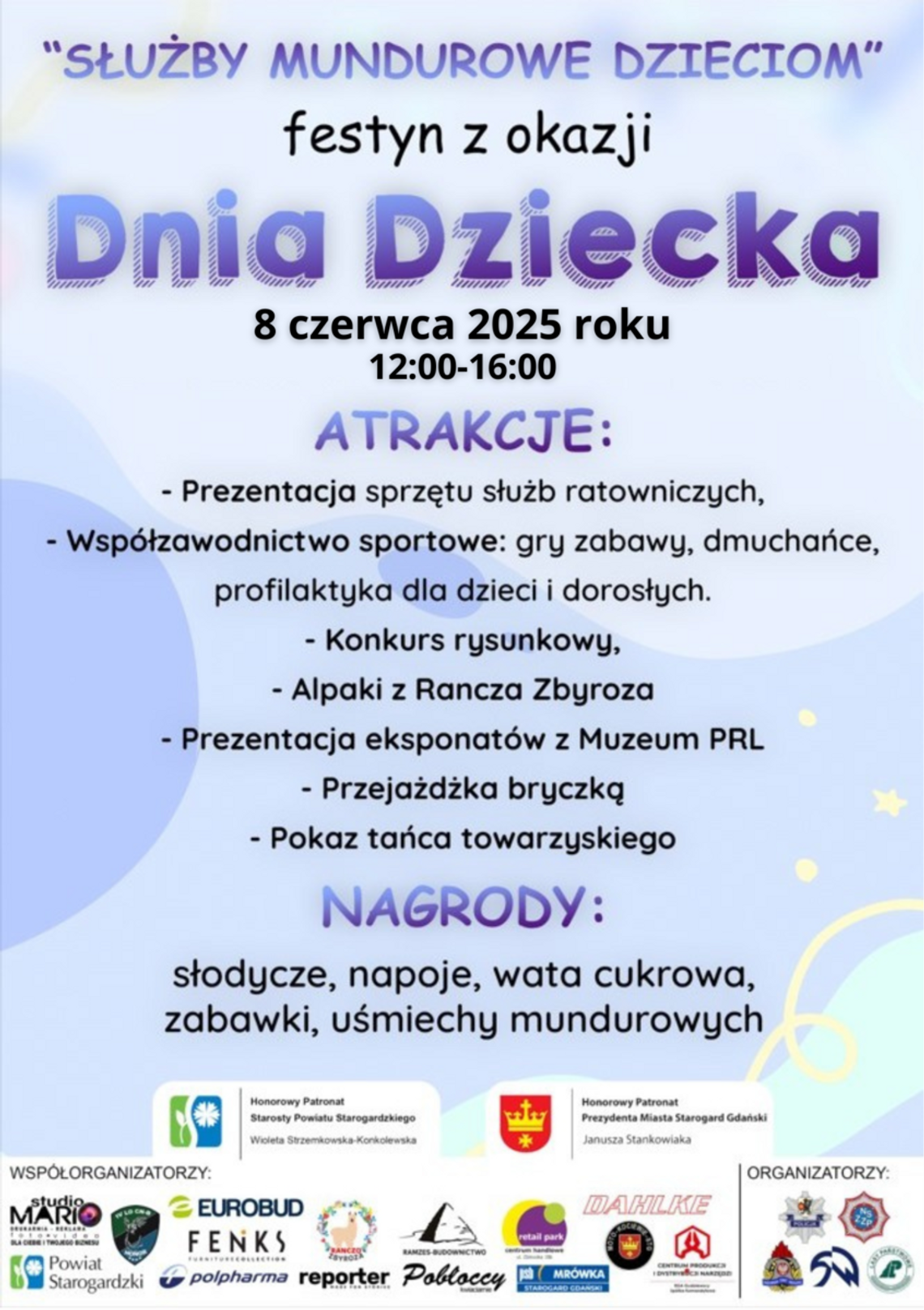 Zaproszenie na festyn z okazji Dnia Dziecka