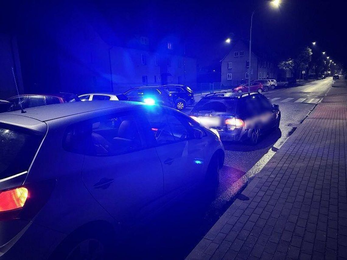 Zatrzymanie młodego kierowcy po narkotykach. Był w kryzysie psychicznym