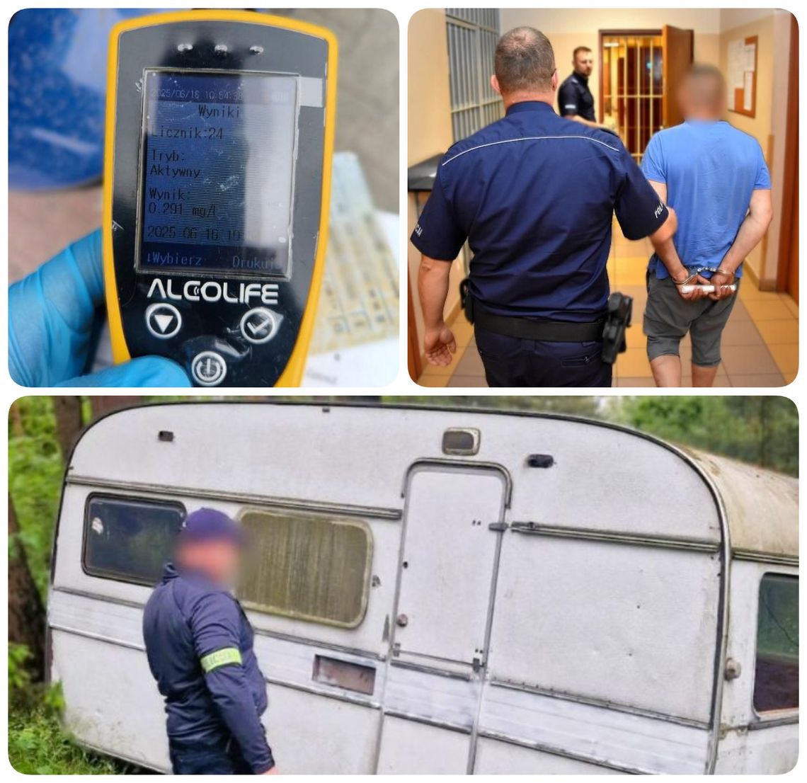 Zatrzymany 41-latek odpowie za jazdę pod prąd i pod wpływem alkoholu oraz serię kradzieży