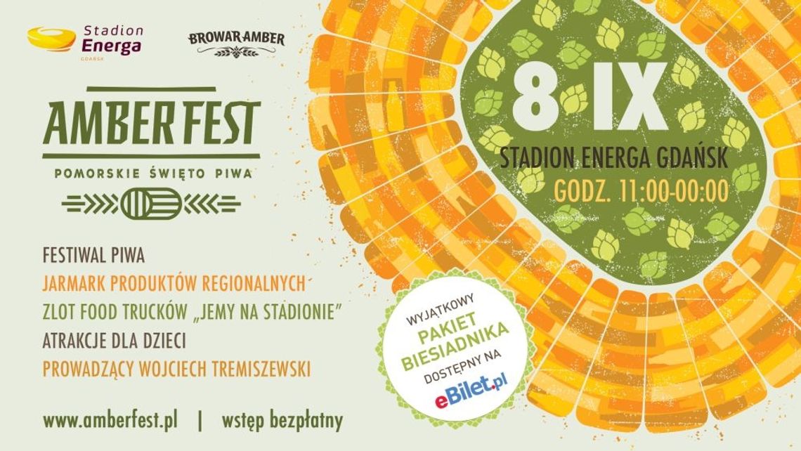 Zbliża się 4. edycja Amber Fest – największego w Polsce północnej święta piwa. 