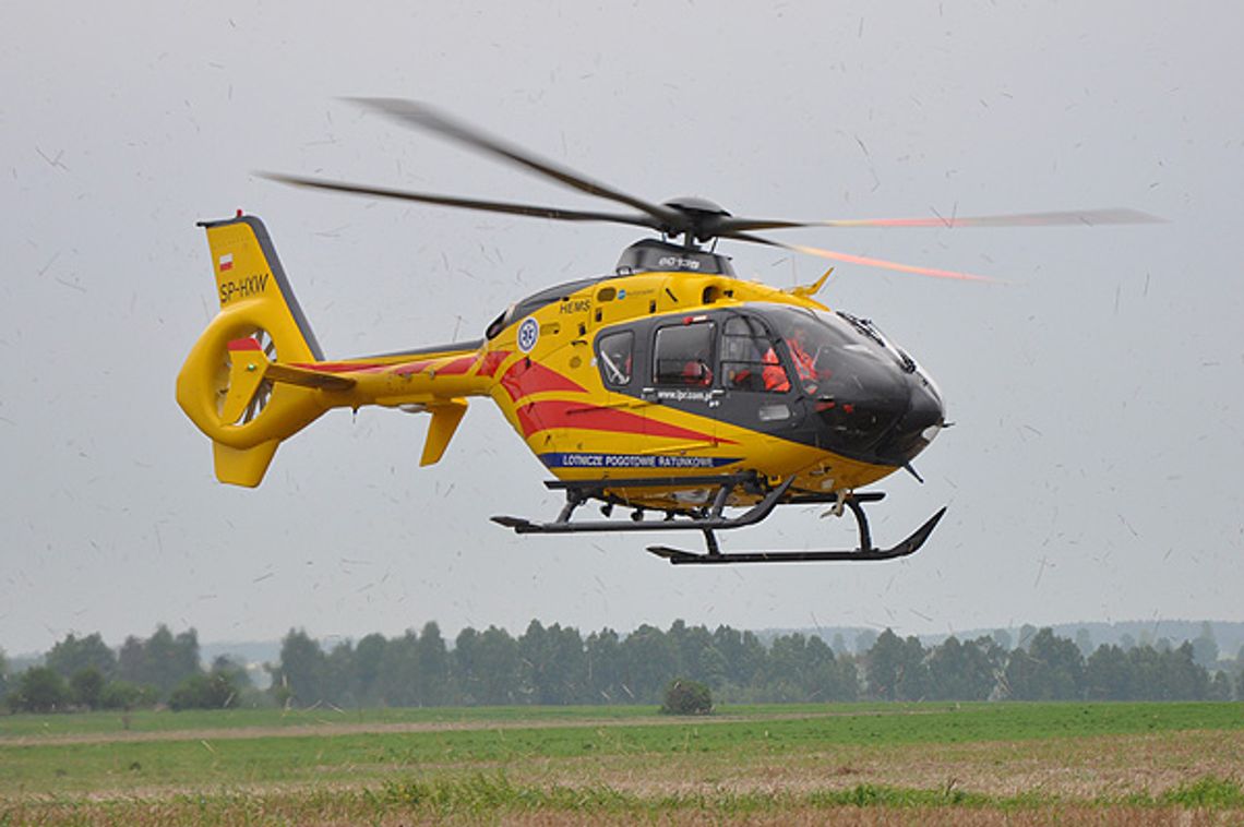 Zderzenie czołowe, dziecko zabrał helikopter Zderzenie czołowe, dziecko zabrał helikopter