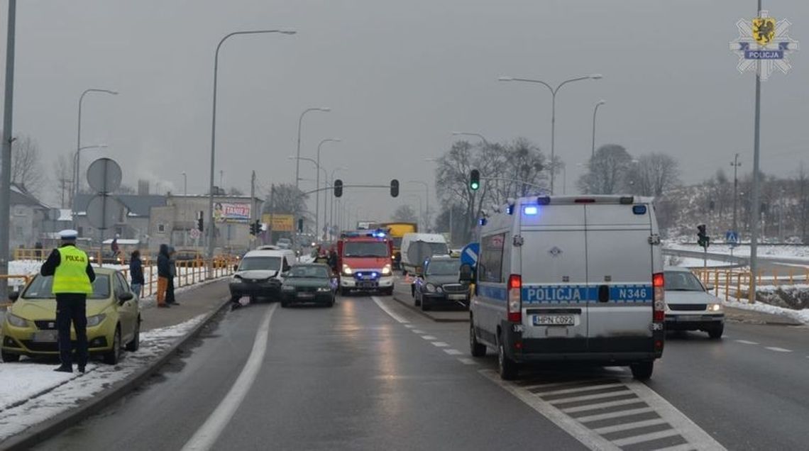 Zderzenie czterech samochodów w Gościcinie