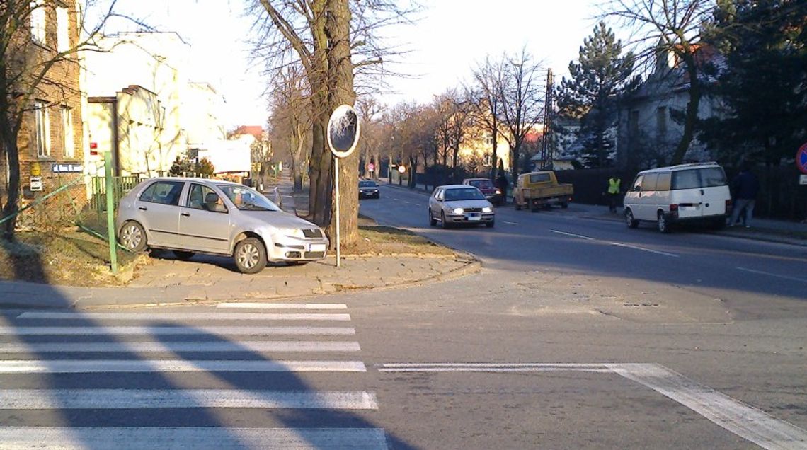Zderzenie na ulicy Bałdowskiej Zderzenie na ulicy Bałdowskiej