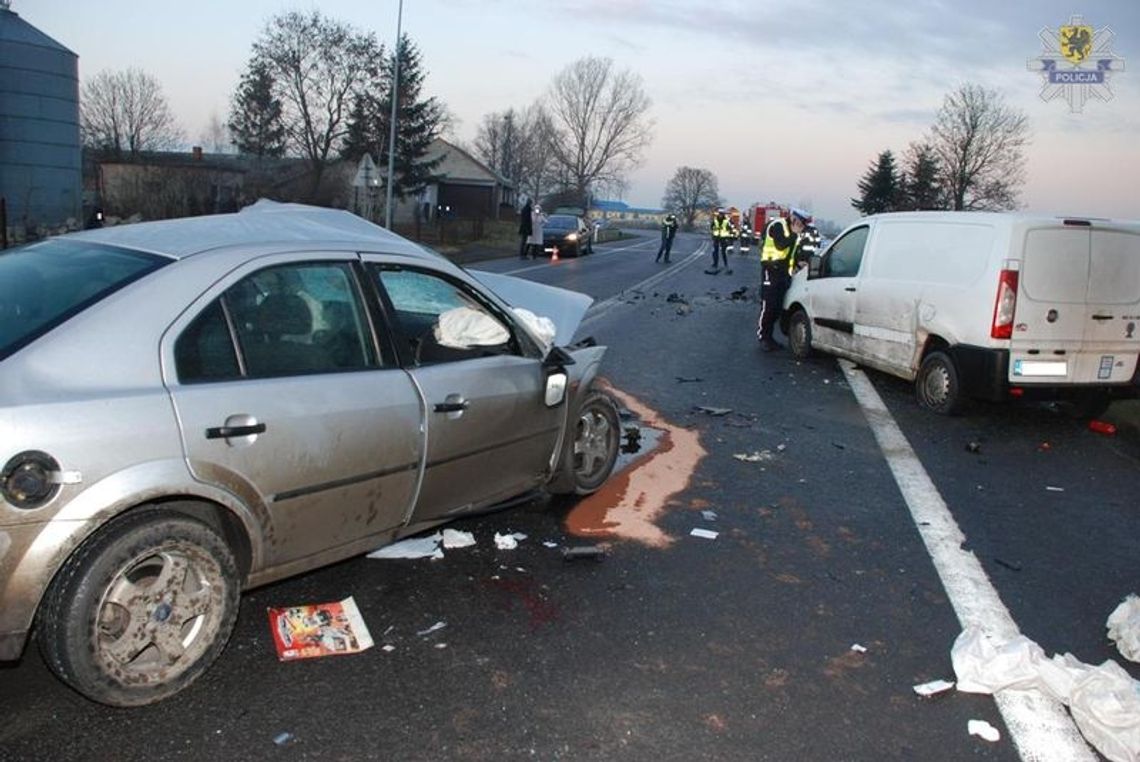 Zderzenie trzech samochodów w Kolniku Zderzenie trzech samochodów w Kolniku