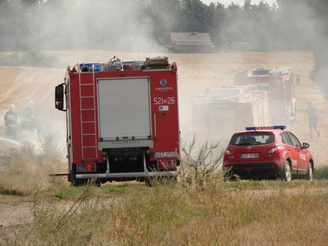 ZDJĘCIA: Kolejny pożar podczas prac polowych ZDJĘCIA: Kolejny pożar podczas prac polowych