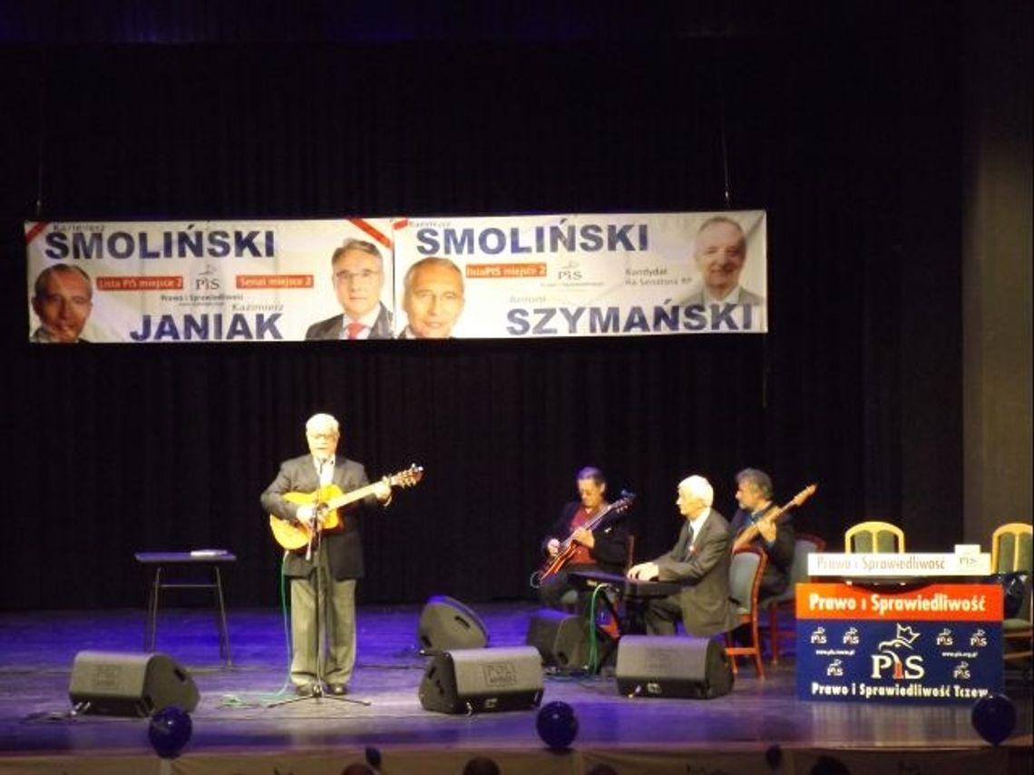 „Żeby Polska była Polską” - Jan Pietrzak na konwencji wyborczej PiS „Żeby Polska była Polską” - Jan Pietrzak na konwencji wyborczej PiS