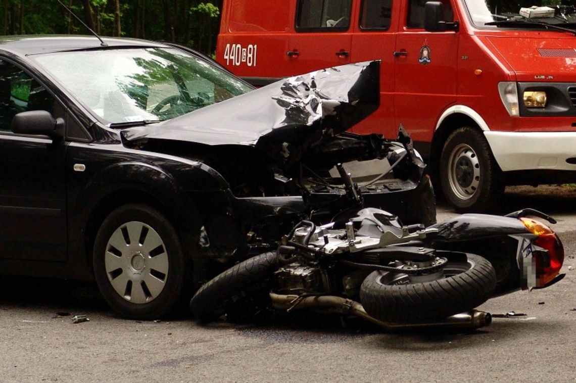 Zginął motocyklista Zginął motocyklista