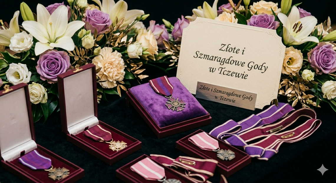 Złote i szmaragdowe gody w Tczewie. Uhonorowano 16 par