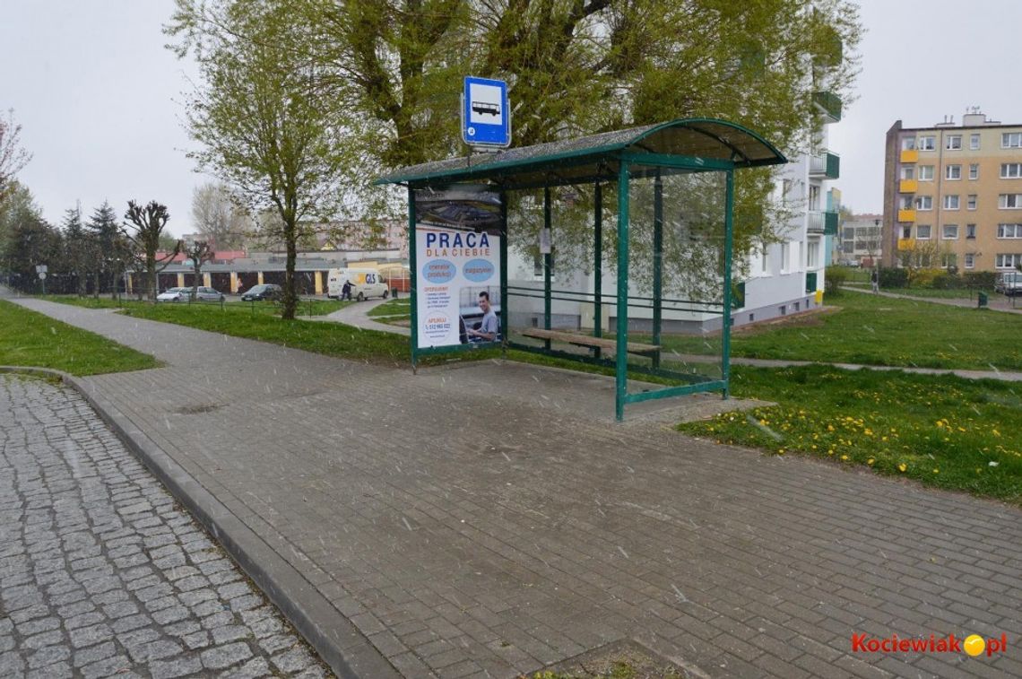 Zmarł w samotności na przystanku.