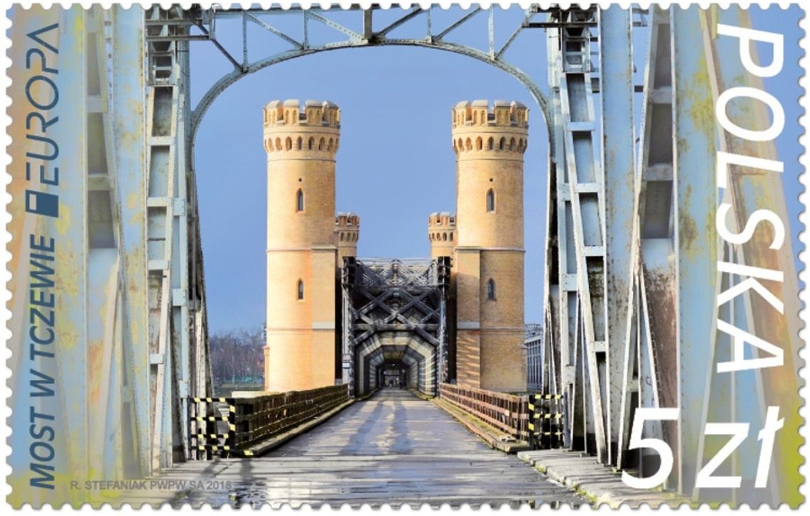 Znaczek z Mostami Tczewskimi zajął 2. miejsce w europejskim konkursie operatorów pocztowych!