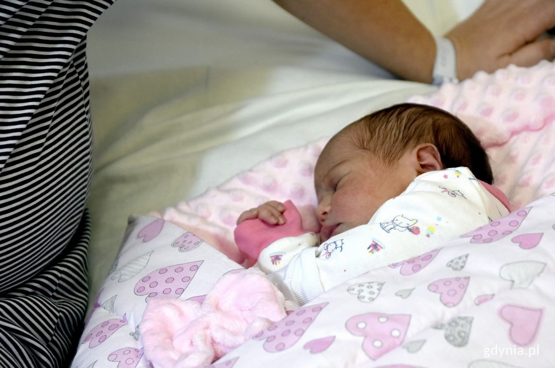 Zuzia, pierwsza gdynianka urodzona w 2019 roku 