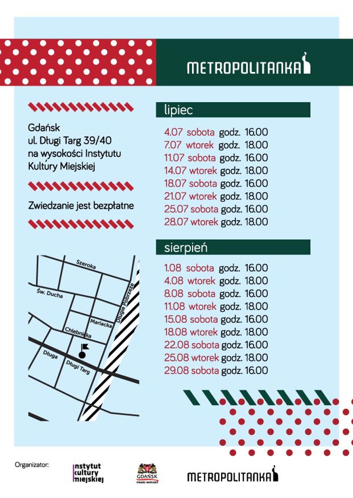 Zwiedzanie Gdańska szlakami kobiet Zwiedzanie Gdańska szlakami kobiet