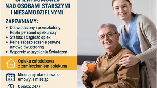 Opieka Seniora 24h w domu - Zamów Opiekunkę Gdańsk Całe Pomorskie/ Opiekunka 24h