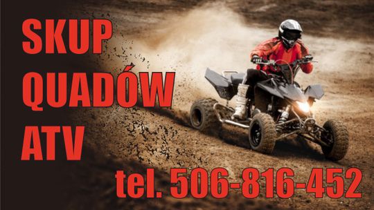 SKUP QUADÓW QUAD QUADY ATV SKUTERÓW WODNYCH ŚNIEŻNYCH