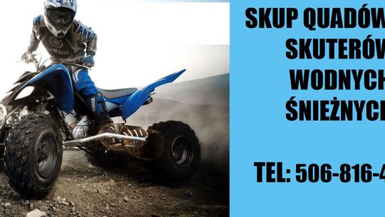 SKUP QUADÓW QUAD QUADY ATV SSV BUGGY -SPRAWNE -USZKODZONE