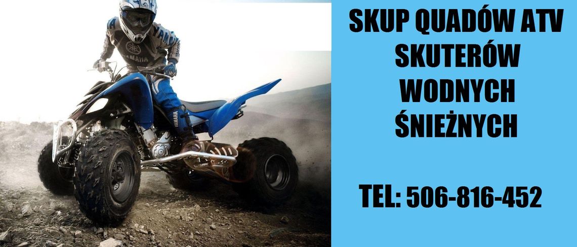 SKUP QUADÓW QUAD QUADY ATV SSV BUGGY -SPRAWNE -USZKODZONE