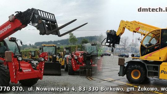 DmTech - wynajem, sprzedaż, serwis ładowarek teleskopowych i wózków widłowych