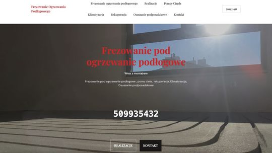 Frezowanie Ogrzewania Podłogowego