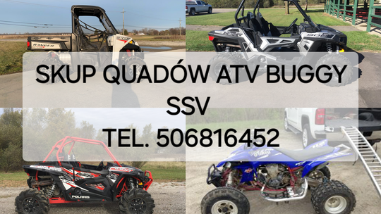 SKUP QUADÓW QUAD QUADY ATV -Sprawnych -Uszkodzonych! Cała Polska!