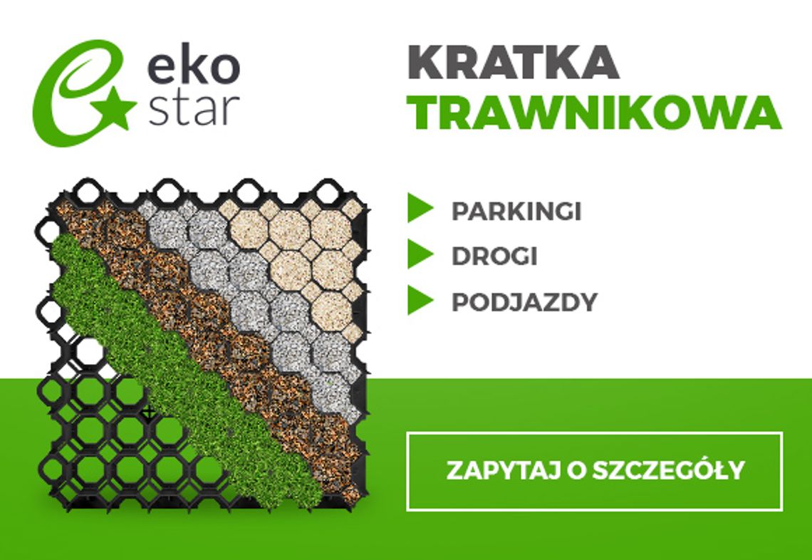EKO STAR dystrybutor kratki ogrodowej, kratki trawnikowej i kratki parkingowej 